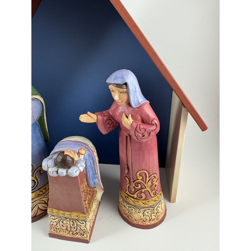 NIB Jim Shore Handcrafted "Blessings From Bethlehem" 2022 Christmas Nativity - Picture 8 of 12